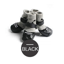 Load image into Gallery viewer, 4 Pcs/Set Pet Dog Nonslip Shoes Socks Comfortable Puppy Waterproof Cotton Rubber Reinforcement Drop Shipping